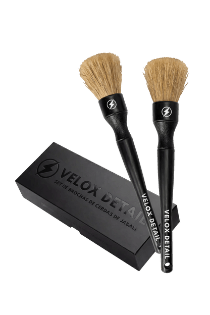SET DE BROCHAS DE CERDAS DE JABALÍ VELOX DETAIL