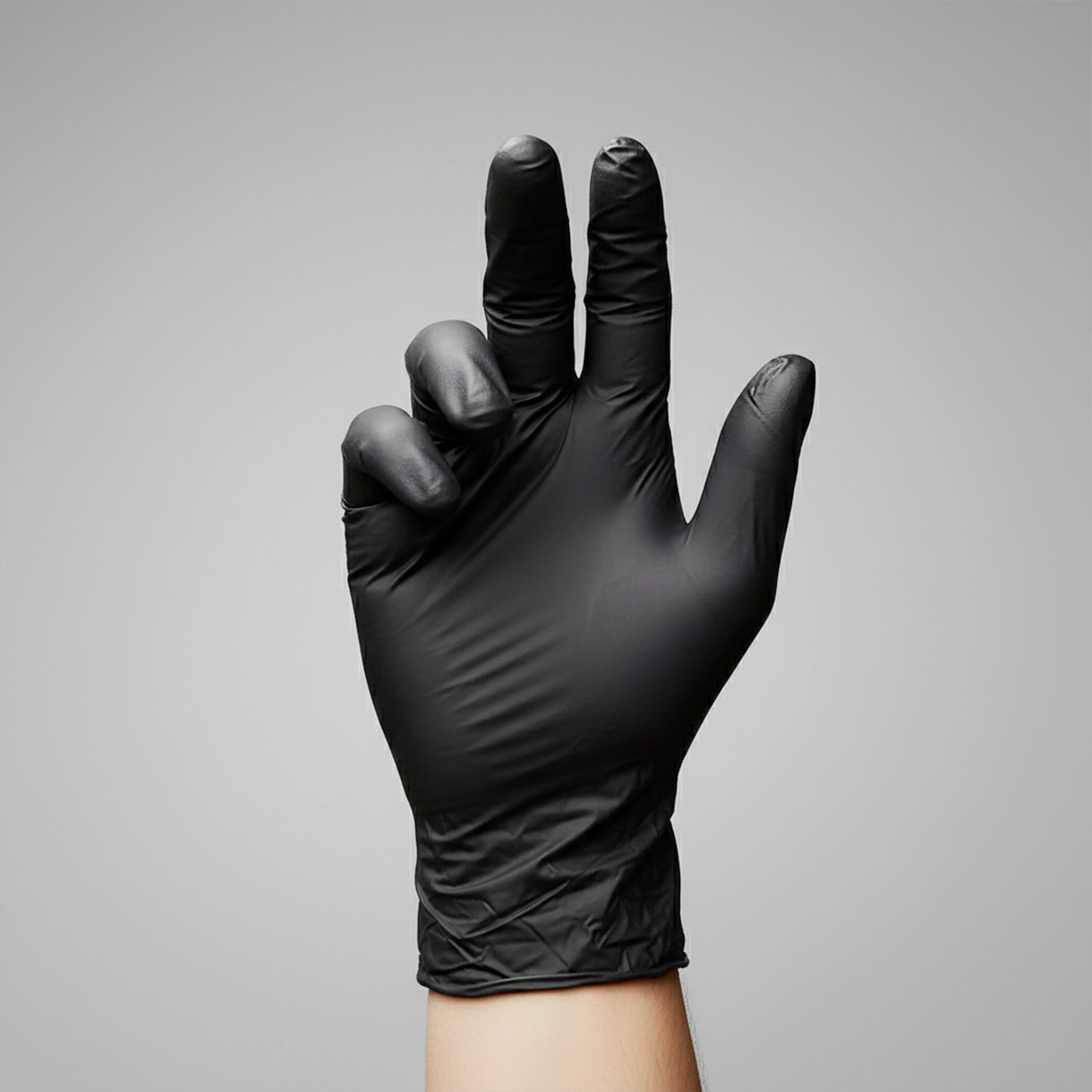 CAJA X100 GUANTES NEGROS DE NITRILO